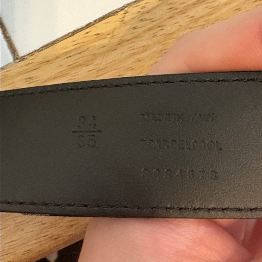 Burberry Men's Belt - Classic Black - Picture 2 of 4